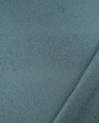 Polaire Coton Bleu Acier Oeko-Tex- Mercerine