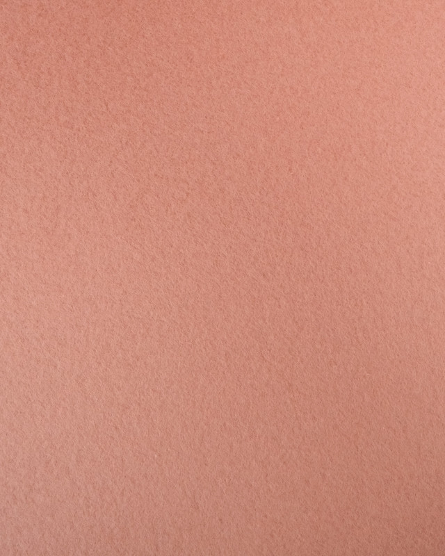 Tissus en ligne : Tissu Polaire Coton Rose Corail Oeko-tex  - Mercerine