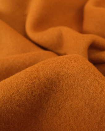 Site de tissu : Polaire Coton Caramel Oeko-tex  - Mercerine