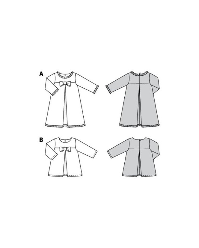Patron de couture blouse enfant - Burda 9252 - Mercerine
