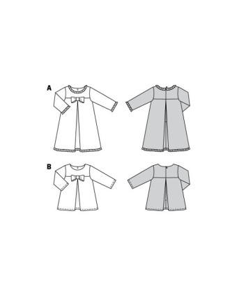 Patron de couture blouse enfant - Burda 9252 - Mercerine