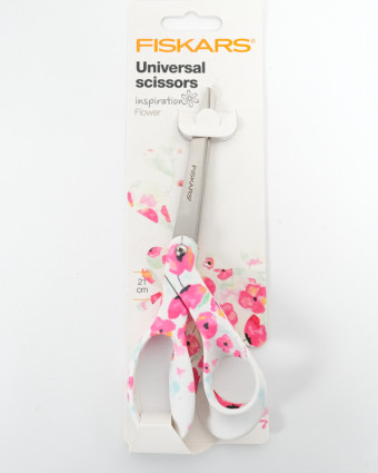 Ciseaux Fiskars universal inspiration flower 21 cm - Mercerine