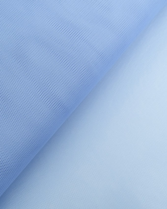 Tulle Rigide 150cm Bleu Ciel - Mercerine