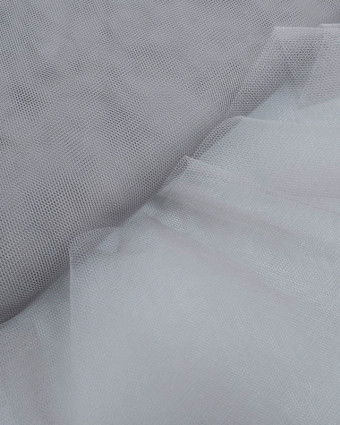 Tissu Tulle Rigide 150cm Gris - Mercerine