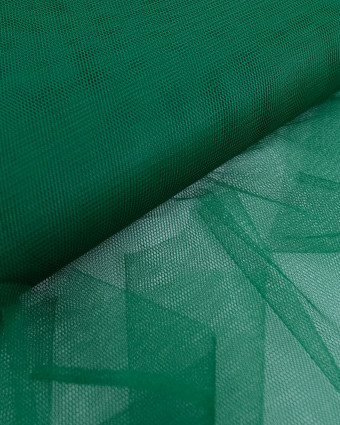 Tissu Tulle Rigide 150cm Vert Fonce - Mercerine