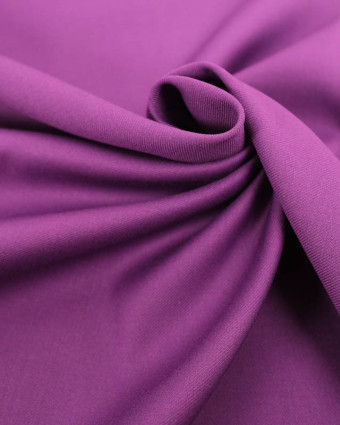 Tissu Serge Polyviscose Violet  - Mercerine