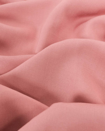 Tissu Viscose Vieux Rose : tissus en ligne - Mercerine