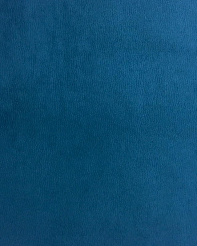 Tissu simili cuir au mètre : bleu outremer aspect daim - Mercerine