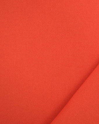 Tissu uni grande largeur Rouge Corail Diabolo  - Mercerine