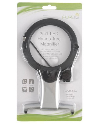 Loupe Mains Libres avec éclairage LED - PURElite - Mercerine