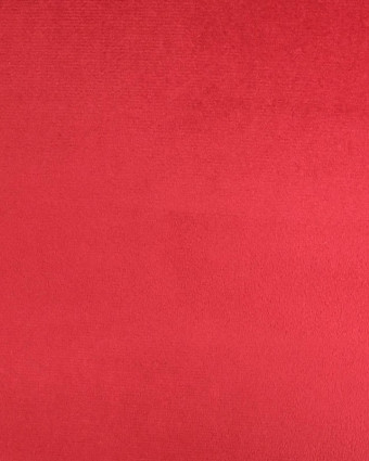 Tissus au mètre : Tissu Velours Epais Ameublement Rouge - Mercerine