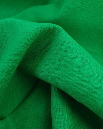 Tissu Ramie Vert Vif Oeko-Tex -Mercerine