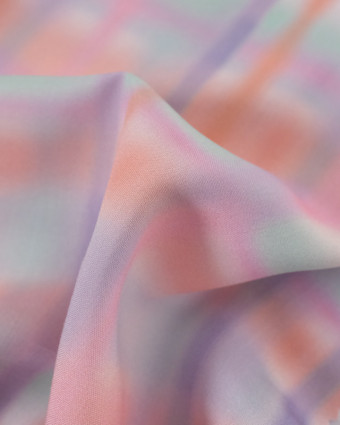 Tissu Viscose Imprimé Digital Pastel  - Mercerine