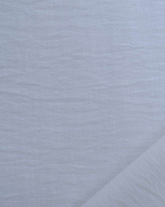 Tissu Effet Lin Blanc Oeko-Tex - Mercerine