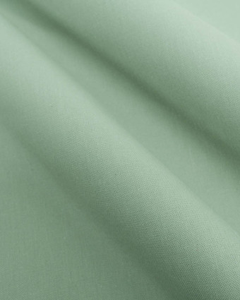 Tissu Coton Demi Natté Grande Largeur Vert d'Eau - Mercerine