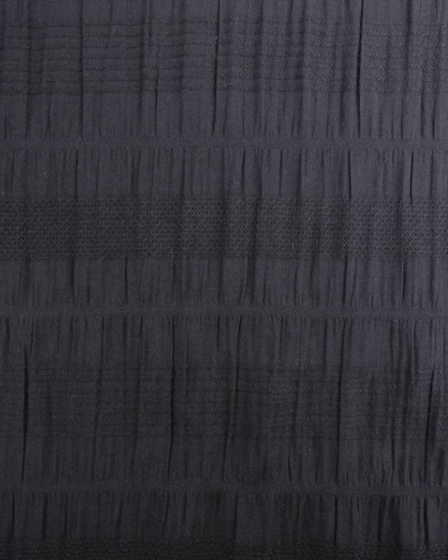 Tissu Coton Noir Jupon - Mercerine