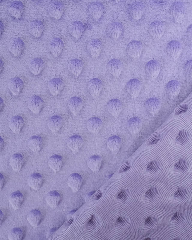 Tissu Minky Bubble Violet Oeko-tex - Mercerine