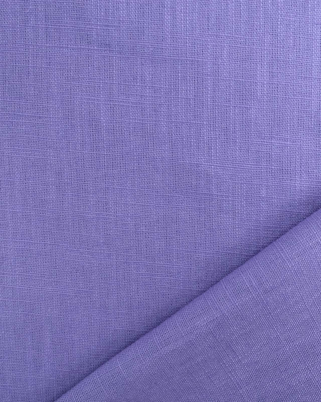 Tissu Lin Lavé  Violet Oeko-Tex - Mercerine