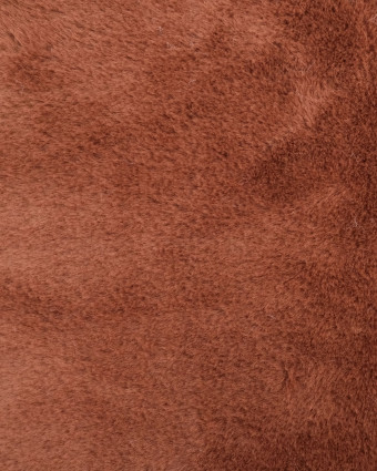 Tissu Fausse Fourrure Douce Chocolat Oeko-Tex  - Mercerine