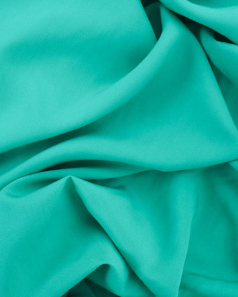 Tissu Viscose Uni Turquoise - Mercerie