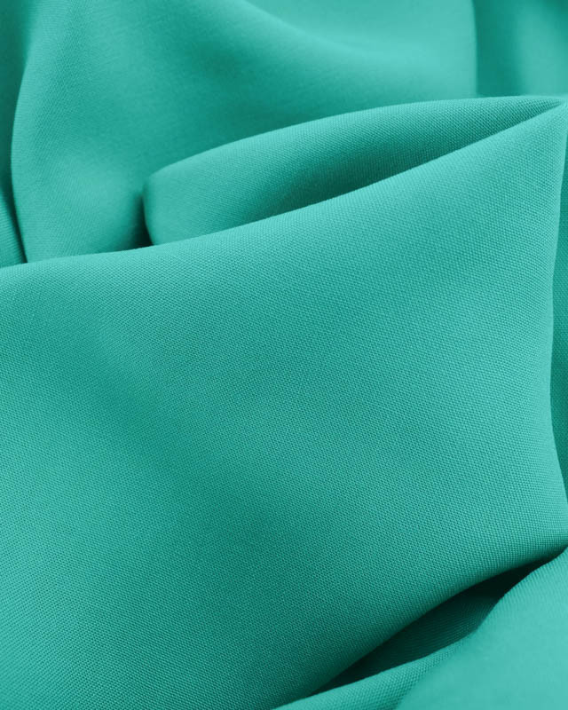 Tissu Viscose Uni Turquoise - Mercerine