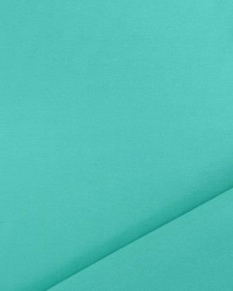 Tissu Viscose Uni Turquoise - Mercerine