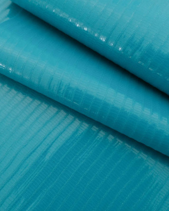 Tissu Simili Cuir Denver Bleu Turquoise  - Mercerine