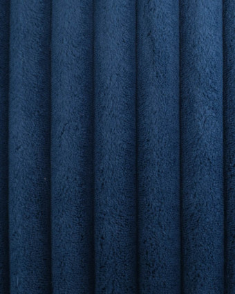 Tissu Velours Mega Côtes Bleu Nuit Ambre - Mercerine