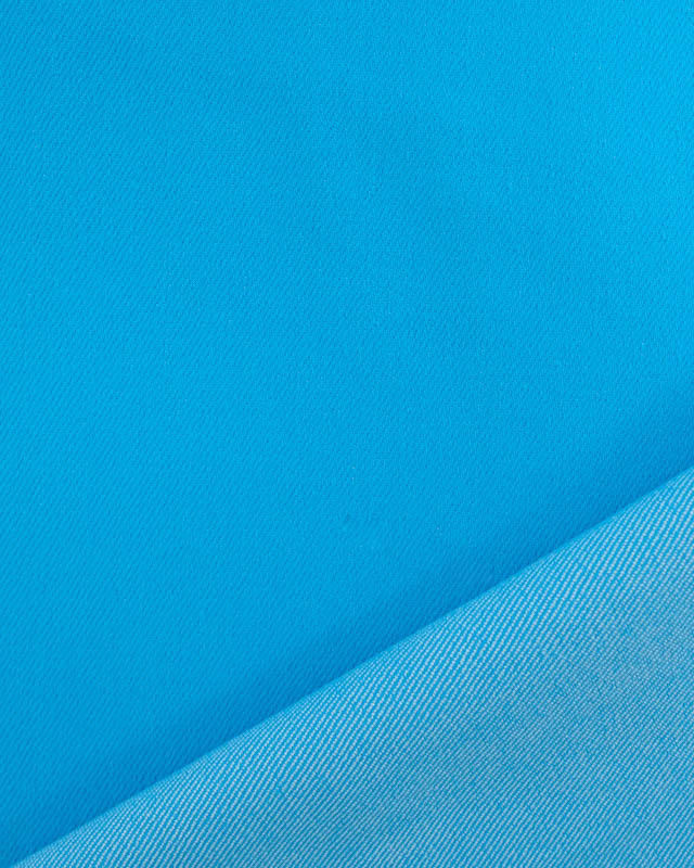 Tissu Gabardine Léger Bleu Ciel Stretch - Mercerine