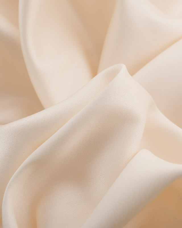 Tissu Satin De Coton Léger Crème Oeko-Tex - Mercerine