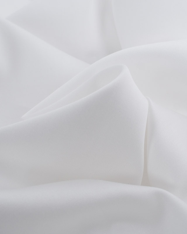 Tissu Satin De Coton Léger  Blanc Oeko-Tex - Mercerine