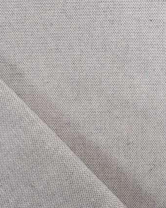 Aspect Lin Lurex Gris Argent Oekotex  - Mercerine