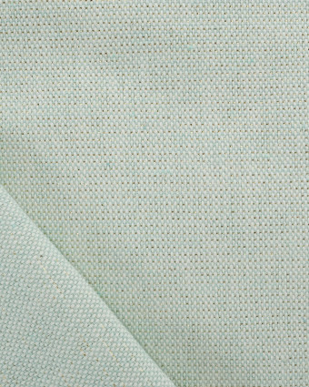 Effet Lin Lurex Vert Or Oekotex   - Mercerine