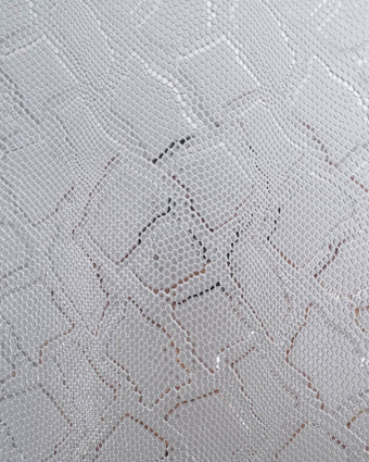 Tissu Simili Cuir Cobra Argent - Mercerine