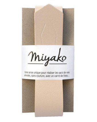 Anse en Cuir 50x4cm - Nude - Miyako - Mercerine