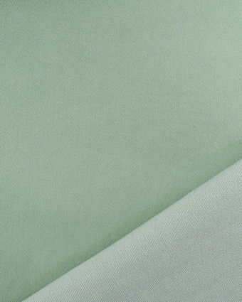 Tissu Gabardine Léger Vert Eeau Stretch - Mercerine