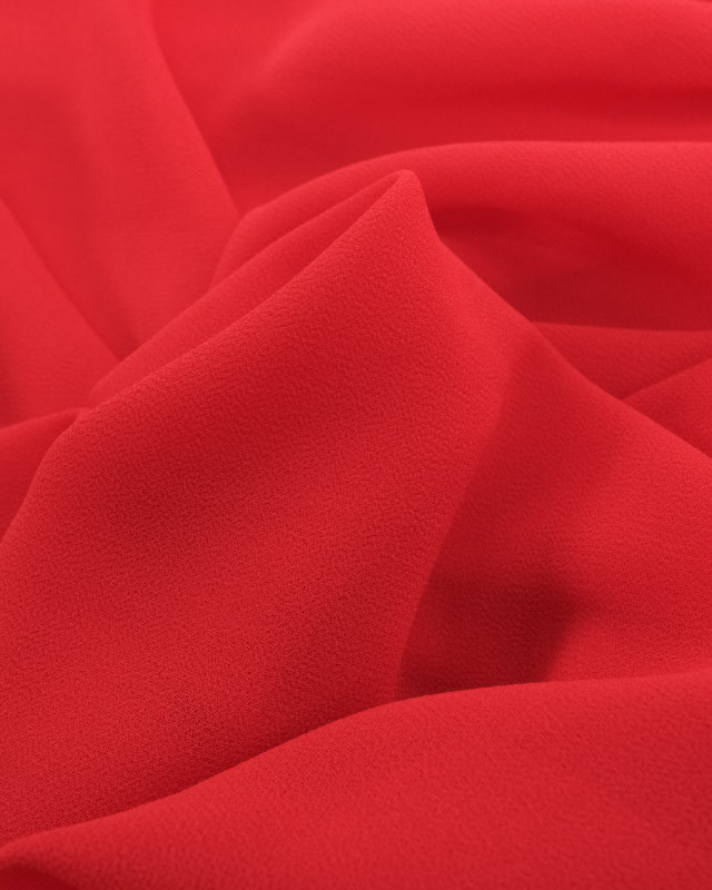 Voile crêpe Rouge