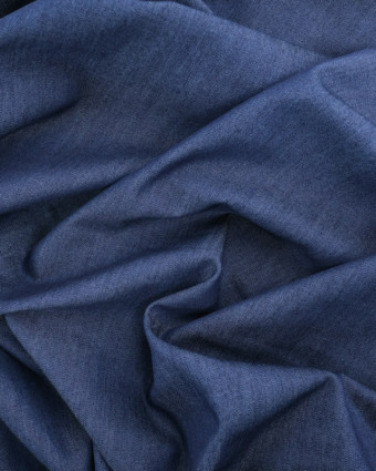 Tissu Chambray Indigo - Mercerine