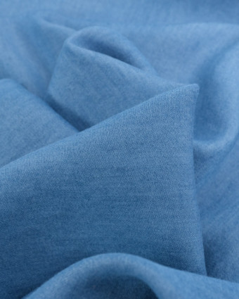 Tissu Tencel Jean Bleu - Mercerine