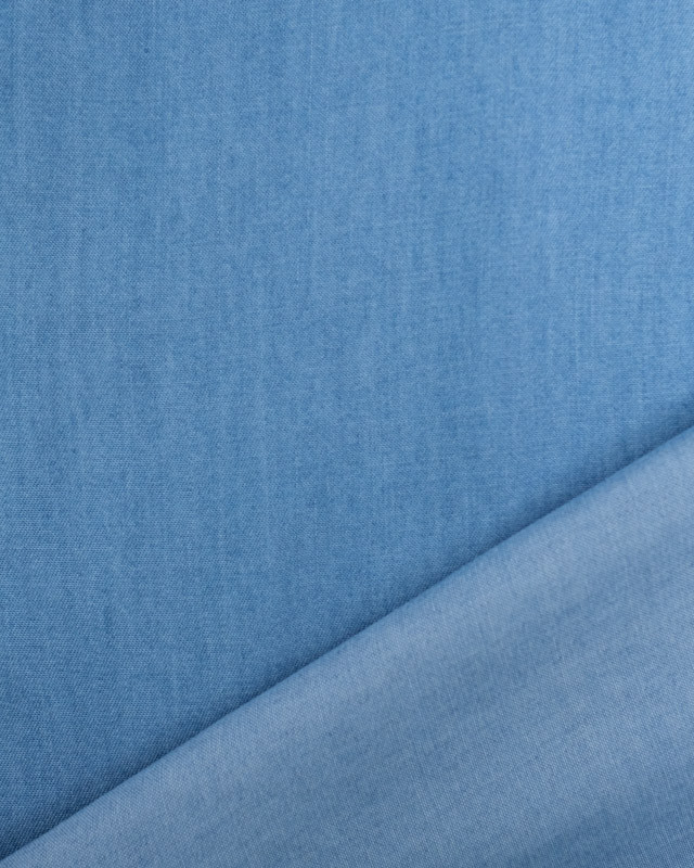 Tissu Tencel Jean Bleu - Mercerine