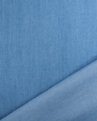 Tissu Tencel Jean Bleu - Mercerine