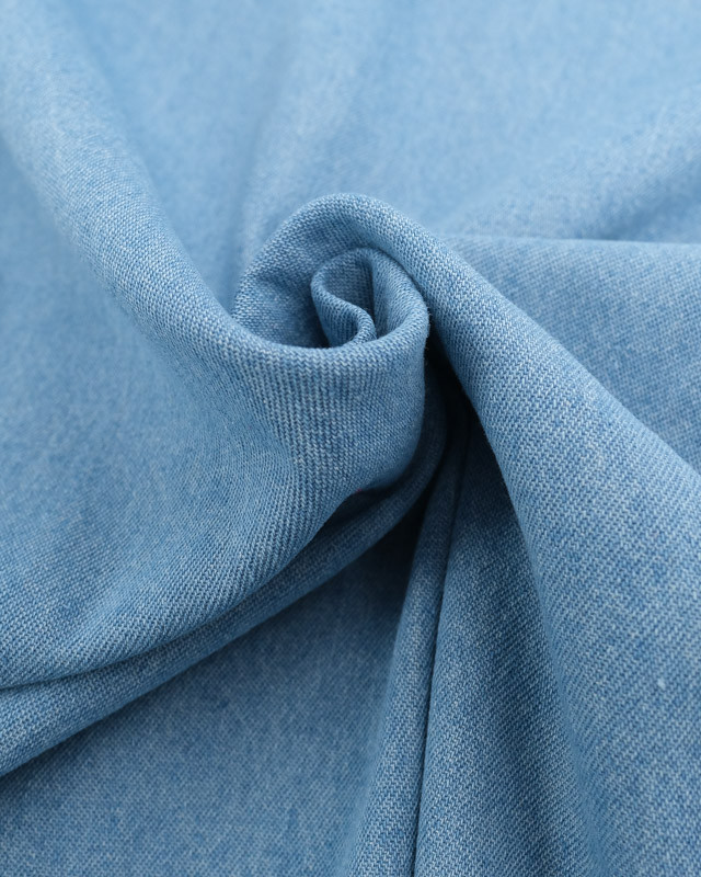 Tissu Jean Bleu Clair - Mercerine