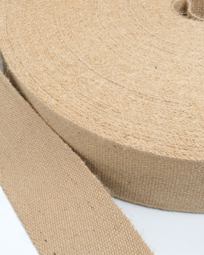 Sangle Jute 85mm - Fabrication Française - Mercerine