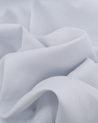 Tissu pur lin blanc - Mercerine