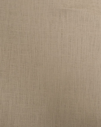 Tissu pur lin taupe- Mercerine