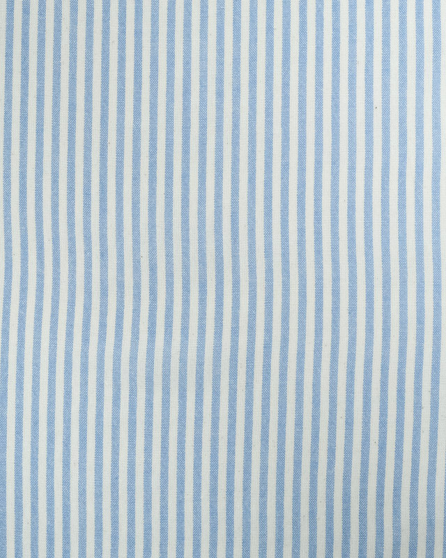 Tissu Viscose Coton Rayures Bleu - Mercerine