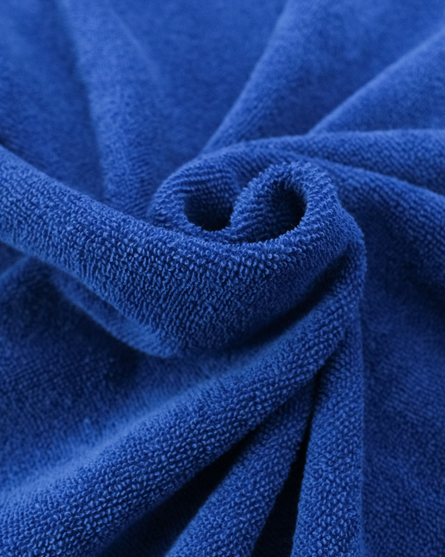 Tissu Jersey Envers Eponge Bleu Cobalt  - Mercerine