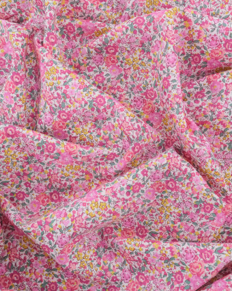 Tissu Liberty Fabrics@  Emma And Georgina N Rose - Mercerine