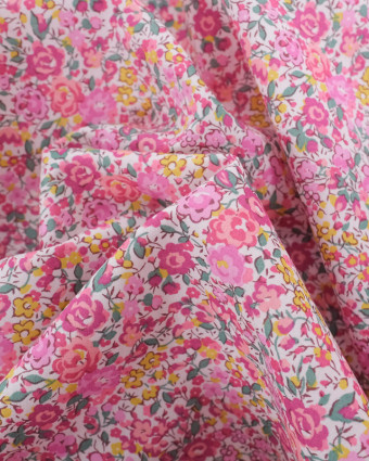 Tissu Liberty Fabrics@ - Emma And Georgina N Rose - Mercerine
