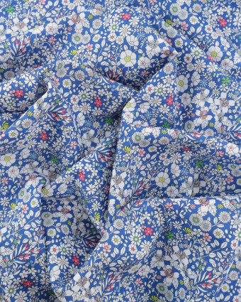 Tissu Liberty Fabrics@ June's Meadow CC Bleu  - Mercerine